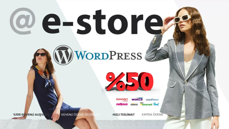 WordPress, Astra & Elementor e-ticaret sitesi