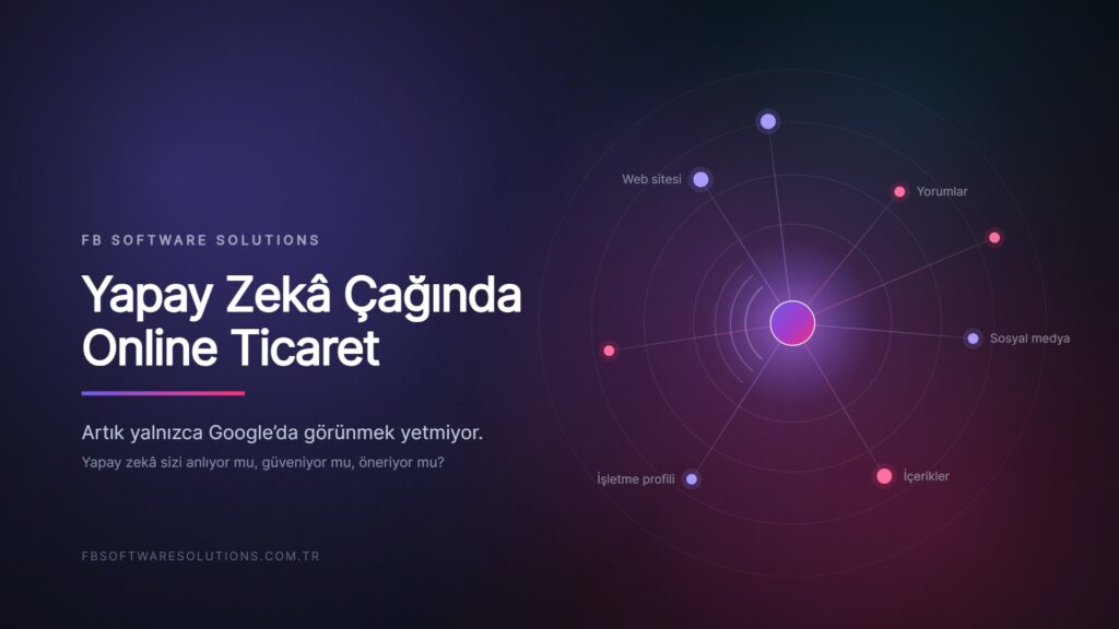 Yapay Zekâ Çağında Online Ticaret: Artık Yalnızca Google’da Görünmek Yetmiyor